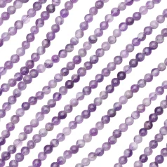 B Grade Amethyst Round 4mm