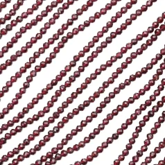 Garnet 3mm Faceted Round