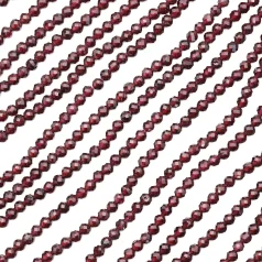 Garnet 4mm Faceted Round