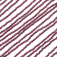 Purple Garnet Faceted Round 3mm