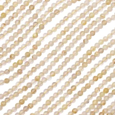 Golden Rutilated Quartz Round 4mm