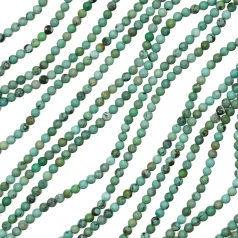 Natural Hubei Turquoise Round 3mm