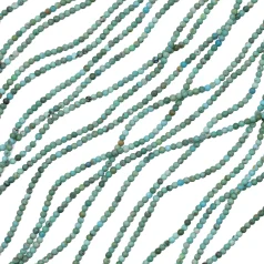 Natural Hubei Turquoise Round 2mm