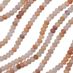 Pink Aventurine Rondelle 4x6mm