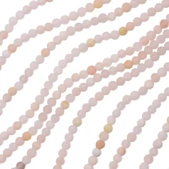Pink Aventurine Matte Round 4mm