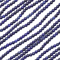 AA Grade Dyed Lapis Lazuli 4mm