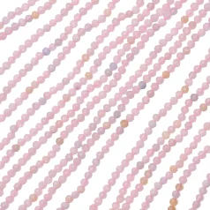 Morganite Faceted Small Round 3mm