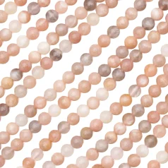 Sunstone & Moonstone 6mm Round
