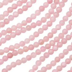 Pink Mashan Jade Round 6mm