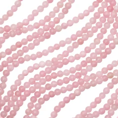 Pink Mashan Jade Round 4mm