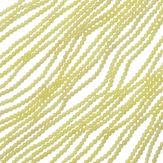 Lemon Jade Small Round 2mm
