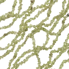 Peridot Chips Approx 4x7mm 32 inches