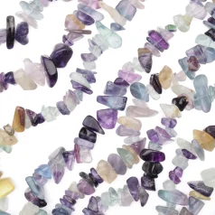 Fluorite Chips, Approx 5x9mm 32 inches
