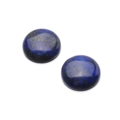Lapis Coin Cabochon,16mm