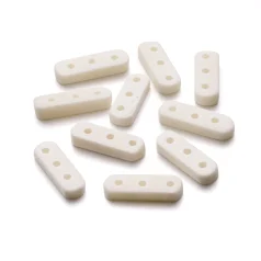 Bone Spacer 3 holes - 20mm - White