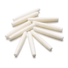 1.3 inch (35x4mm)  Thin bone pipe - White