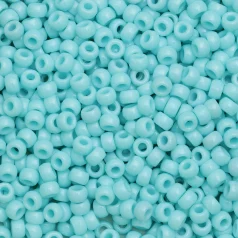 Plastic Pony Beads Light Blue 6x9mm