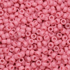 Plastic Pony Beads Light Pink 6x9mm