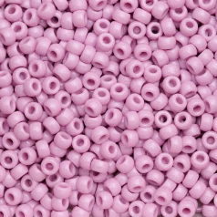 Plastic Pony Beads Lilac 6x9mm