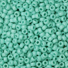 Plastic Pony Beads Turquoise Blue 6x9mm