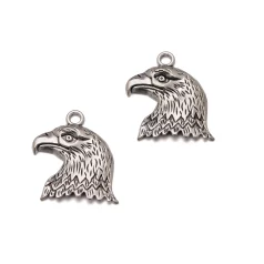 Eagle Head Charm  2.13x18.7mm