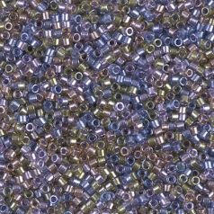 Miyuki Delica - 11/0 - Sparkling Linedd Purple Gold Mix (Purple/Bronze) DB-986