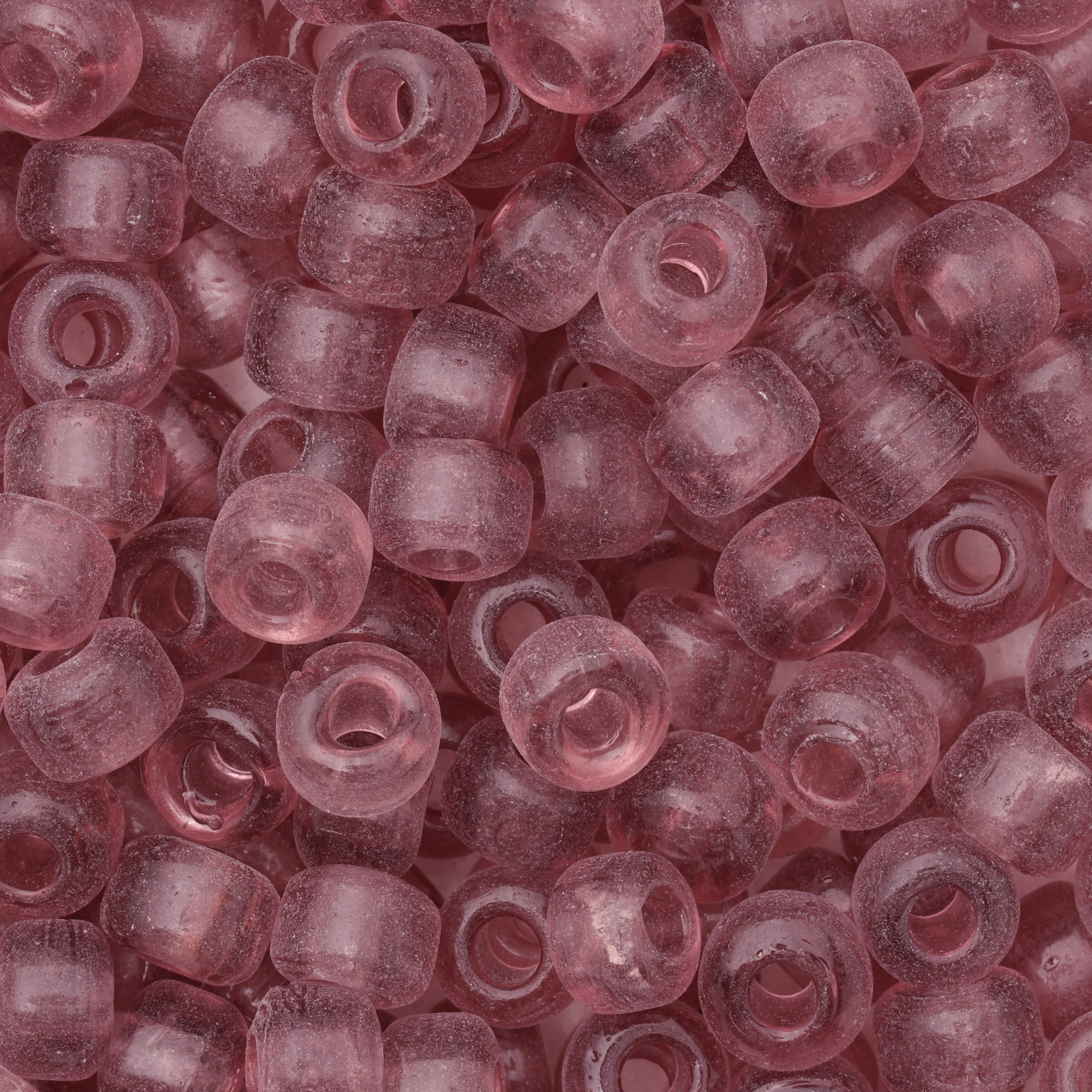 Glass Crow Bead - 9mm - Transparent Purple