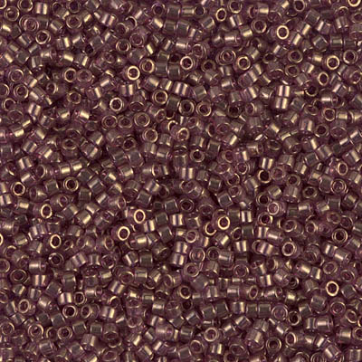 Miyuki Delica - Size 11/0 - Gold Lustre Amethyst DB-108