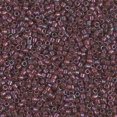 Miyuki Delica - Size 11/0 - Pink Lustre Topaz DB-129
