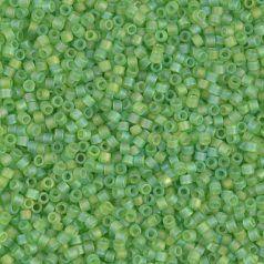 Miyuki Delica - Size 11/0 - Matte Transparent Lime AB DB-1281