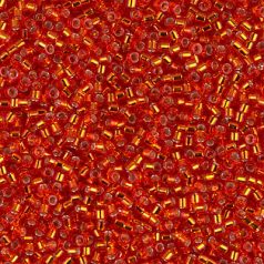 Miyuki Delica - Size 11/0 - Silverlined Dark Orange DB-43