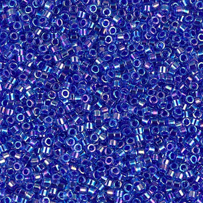 Miyuki Delica - Size 11/0 - Lined Blue Violet AB DB-63