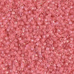 Miyuki Delica - Size 11/0 - Lined Rose Pink AB DB-70