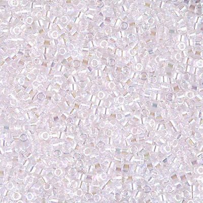 Miyuki Delica - 11/0 - Lined Light Pink AB DB-82