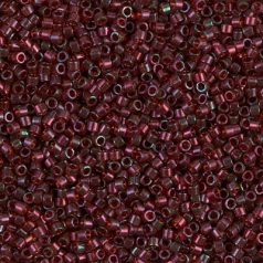 Miyuki Delica - Size 11/0 - Gold Lustre Trans. Dark Red DB-105