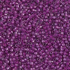 Miyuki Delica - Size 11/0 - Lined Pale Blue/Magenta Lustre DB-281