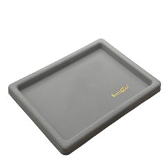 Alternative view of Flocked Plastic Work Tray Grey 10.5"x 8"