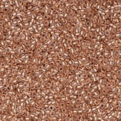 Czech Seed Beads, 10/0 – Copperlined Crystal (loose)