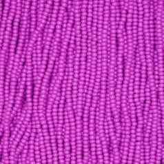 Czech Seed Beads, 11/0 – Opaque Dyed Chalk Violet (strung)