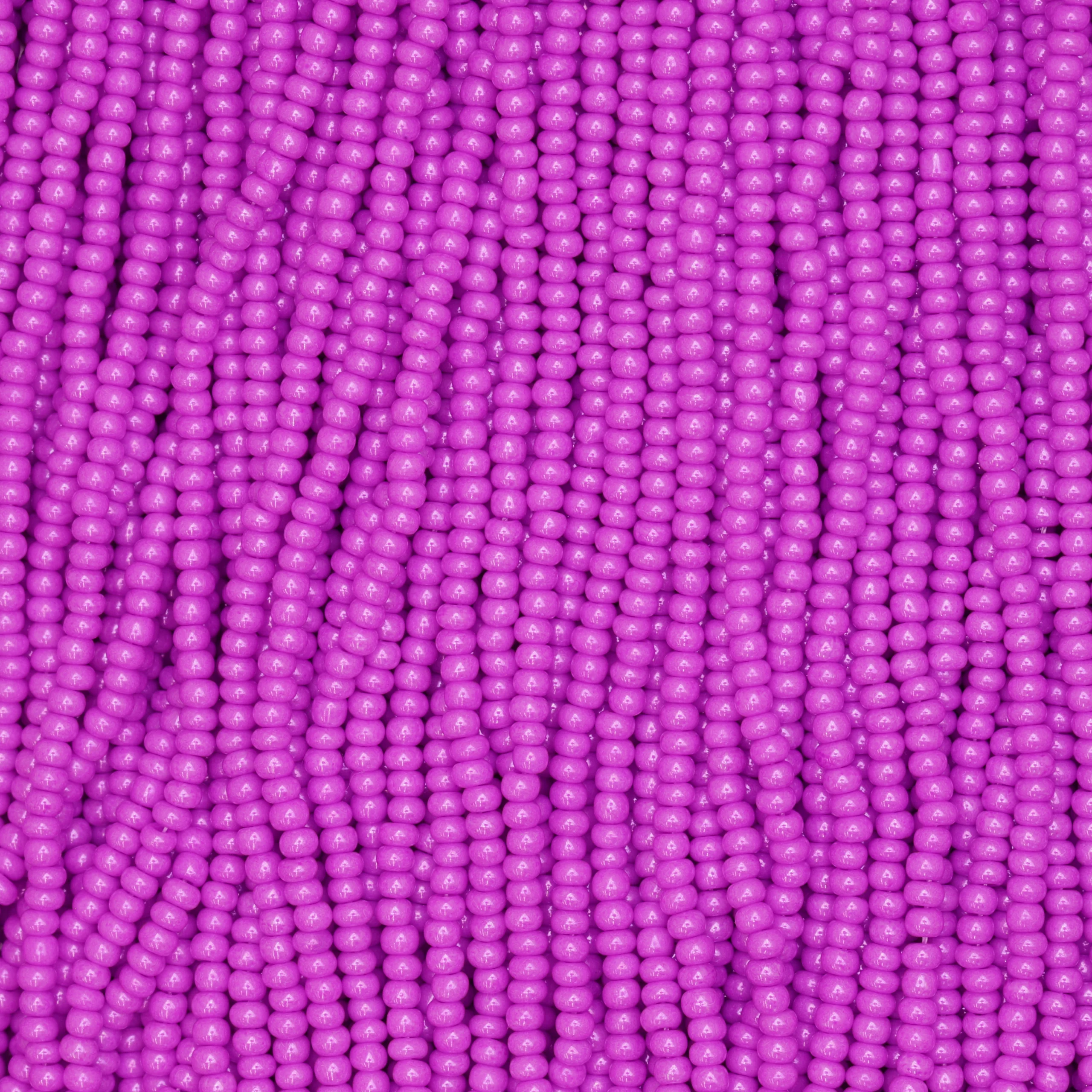 Czech Seed Beads, 11/0 – Opaque Dyed Chalk Violet (strung)