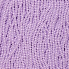 Czech Seed Beads, 11/0 – Opaque Luster Lilac (strung)
