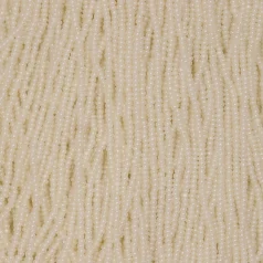 Czech Seed Beads, 13/0, Charlotte – Pearlized Shell (strung)