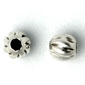 Sterling Silver Corrugated Beads