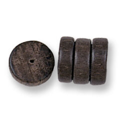 Bead, Greywood Wood Beads, 15mm Disc