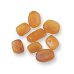Bead Faux Amber Nuggets 3x5mm Hole size: 0.5mm