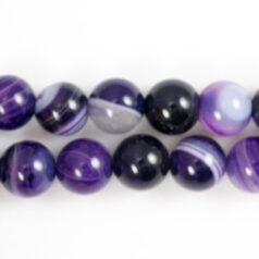 6mm Round - Purple Agate
