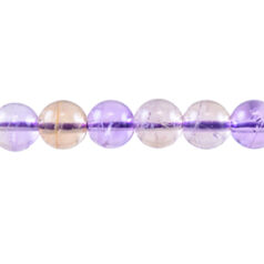 Bead, Ametrine/Amethyst/Citrine Gemstone A Grade, 8mm Round. Sold per 16-inch Strand