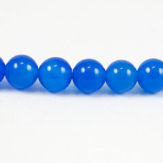 8mm Round - Blue Agate