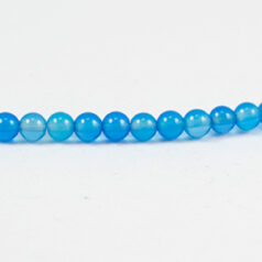 4mm Round - Blue Agate