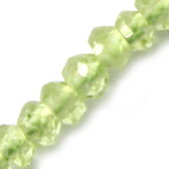 Bead, Prehnite is a Natural Gemstone, 4mm Faceted. Sold per 14-inch Strand